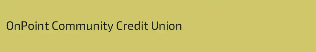 OnPoint Community Credit Union